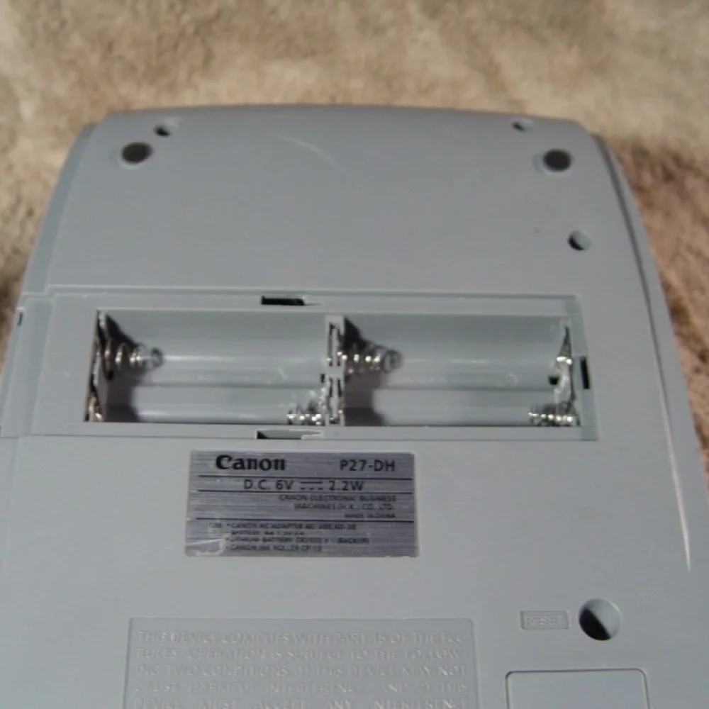 Canon P27-DH Printing Calculator Works!